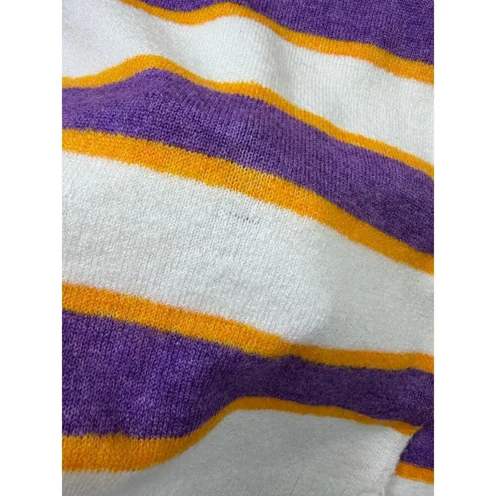 Daily Practice Women M White/Purple NWT Anthropologie Knit Sweater Midi Dress